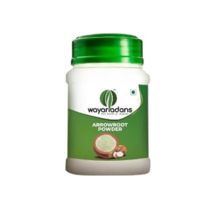 WAYANADANS Organic Arrowroot Powder - Natural Energizer, Enhances Metabolism, Pure Starch Extract for Improved Digestion, Heart Health & Immune Support - Ideal for Cooking & Nutritional Use 100g