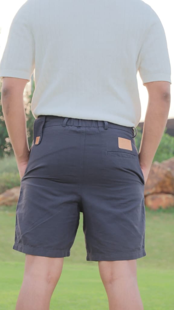 Chic Men Johnny Gorkha Men's Golf Shorts | Blend of Hemp and Cotton Fabric 2025 at ShopCircuit |