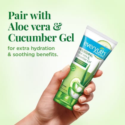 Everyuth Naturals Rejuvenating Cucumber & Aloe Vera Sheet Mask
