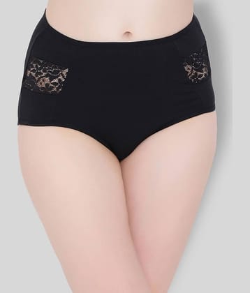 Clovia Cotton Solid Women's Hipsters ( Black )