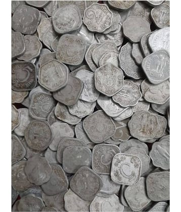 Republic India 1, 2, 3, 5, 10, 20 Paise Alluminium 100 Coins Lot, See Description for Details