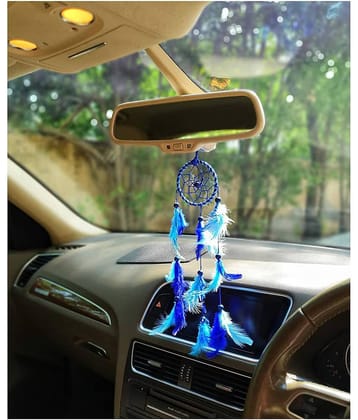 New Lucky Collection Dream Catcher In Car Decor Blue