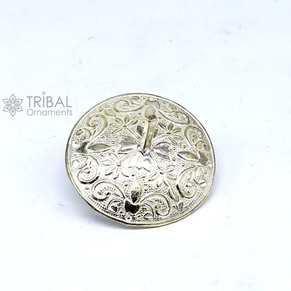Unique Silver toy 925 sterling silver handmade Firki or Lattu toy , best silver toy for your baby Krishna idols, best silver article su1158