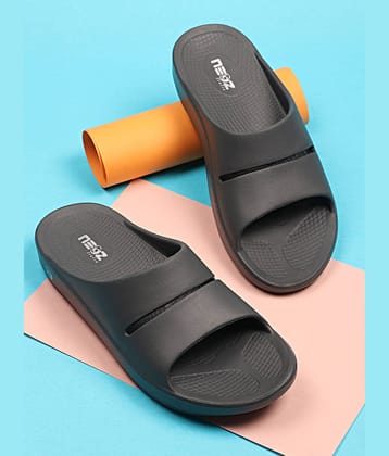 Neoz Black Men's Slide Flip Flop