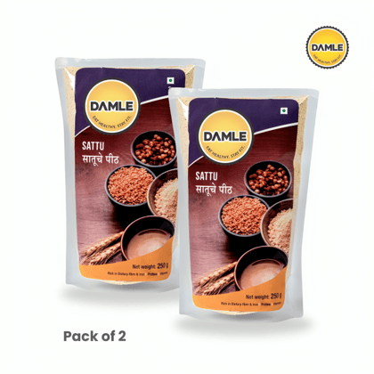 Sattu Atta Mix | Pack of 2 | 250 gm Each