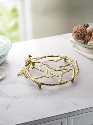 Flight Of Gold Trivet-Gold (Pack of 2)