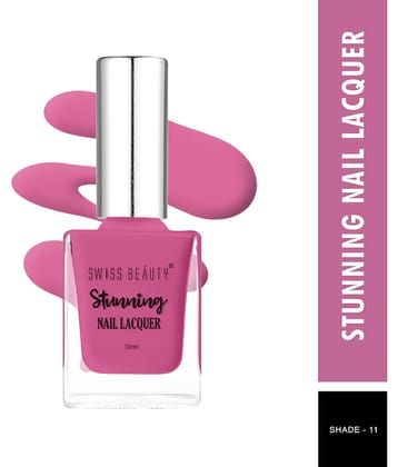 Swiss Beauty Stunning Nail Polish White Crme Pack of 3 10 mL