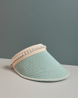Green Stylish Textured Hat-Cap