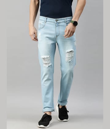 Urbano Fashion - Blue Cotton Blend Slim Fit Men's Jeans ( Pack of 1 )