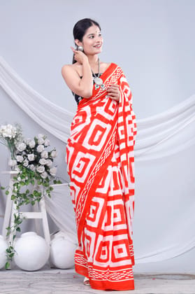 Cotton 92*80 Mulmul Saree