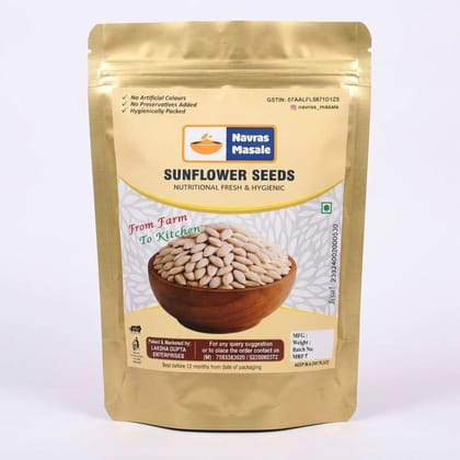 NAVRAS MASALE SUNFLOWER SEEDS 200GM - 200 gm - One pack of sunflower seeds NAVRAS MASALE SUNFLOWER SEEDS 200GM - 200 gm - One pack of sunflower seeds