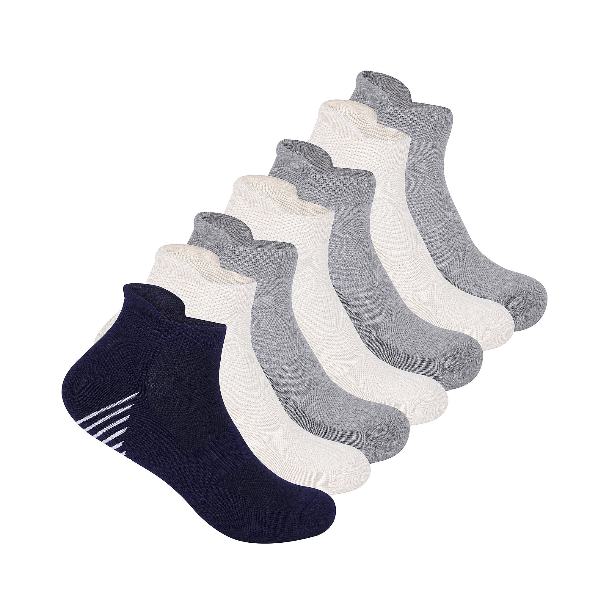 Pro Tech Set Of 7 Bamboo Socks For Men