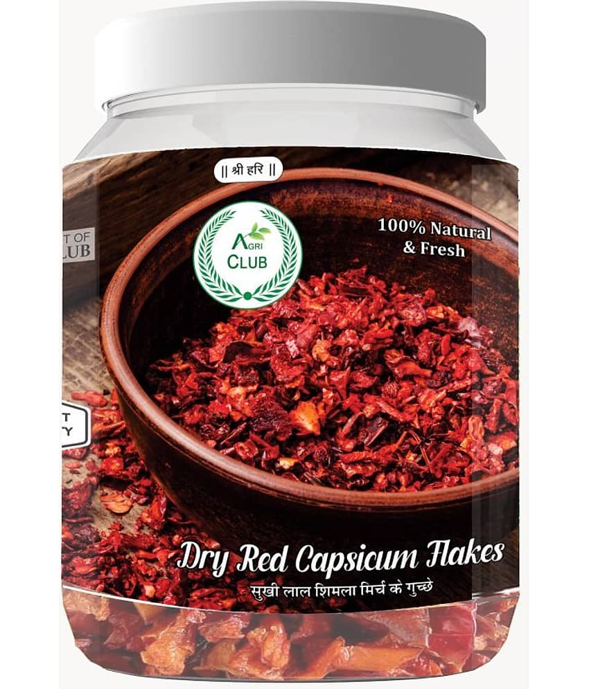 AGRI CLUB Dry Red Capsicum Flakes 400 gm