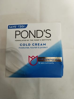 Pond's Cold cream Soft glowing skin 10 skin nutrients 