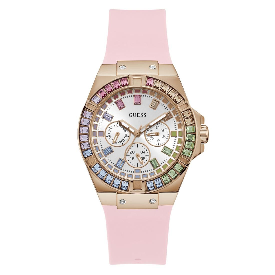 Guess Women 39 mm White Dial Analog Watch- GW0541L2-White