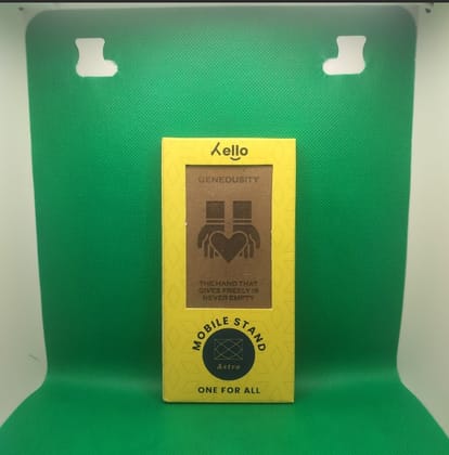 Hello Wooden Mobile Stand  Generosity