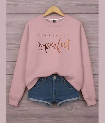 Kashian Fleece Women's Non Hooded Sweatshirt ( Pink )