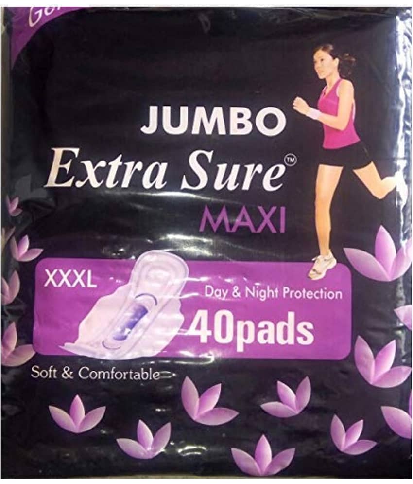 Zimmy Extra Sure Soft & Comfort for Heavy Flow XXXL Regular 40 Sanitary Pads