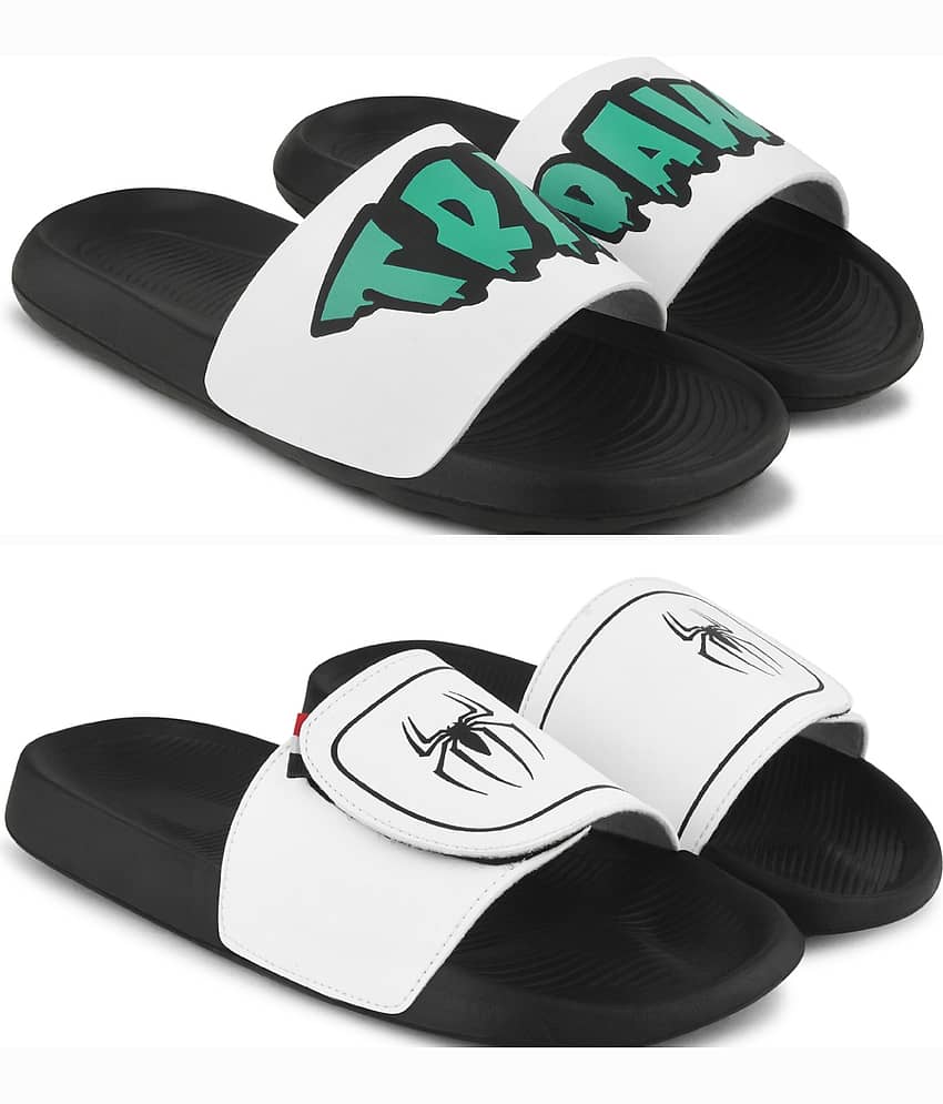 PERY PAO Multi Color Men's Combo Slipper