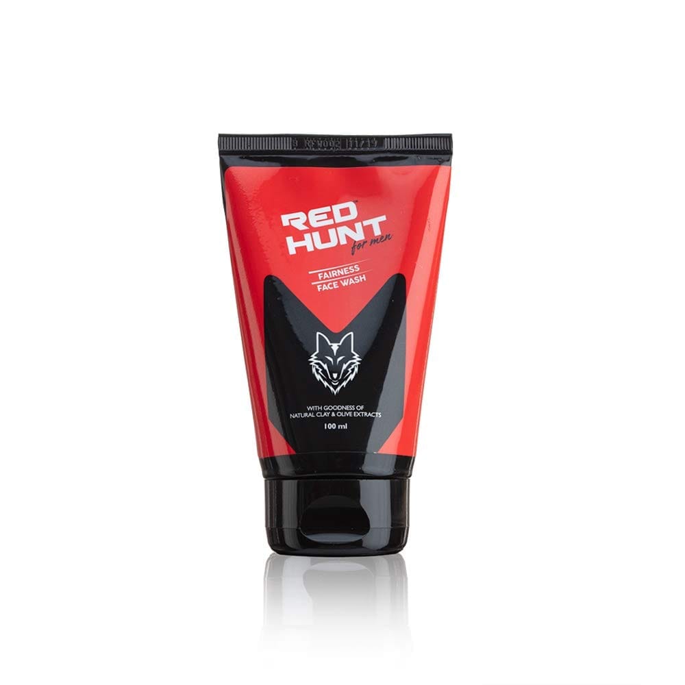 Red Hunt Fairness face wash with goodness of natural clay and olive extracts 100ml