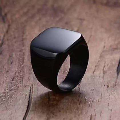 Saizen Silver Square Vintage Ring-Free Size