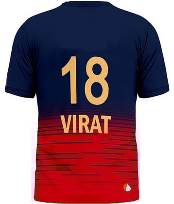 THE BLAZZE Sports India IPL Cricket Team T Shirt Mens Jersey For Banglore RCB Virat 18
