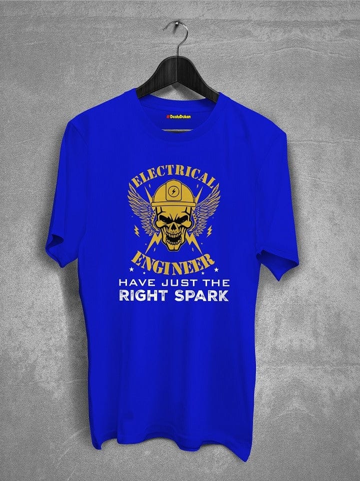 Right Spark Electrical Engineer T-shirt-Royal Blue / XS