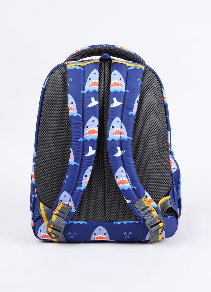 PB Pearlbags Sigma 13L Printed Backpack , 3 Compartments, Bottle Holder, Organizer, Premium Fabric, Water Resistant Anti Theft , School Bag for Boys and Girls