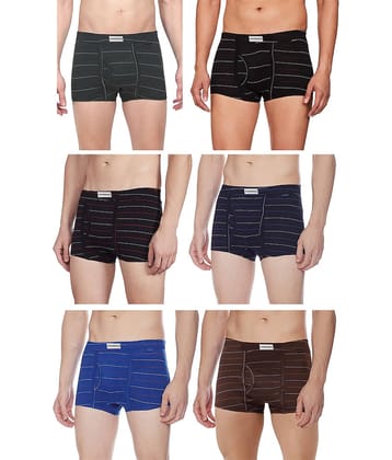 Rupa macroman Multicolor Cotton Men's Trunks ( Pack of 6 )