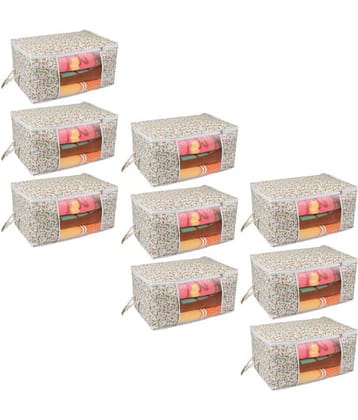 Prettykrafts Underbed Storage Bag, Storage Organizer, Blanket Cover with Side Handles
