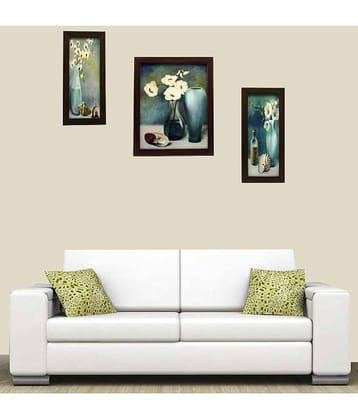 Indianara - Floral Painting With Frame