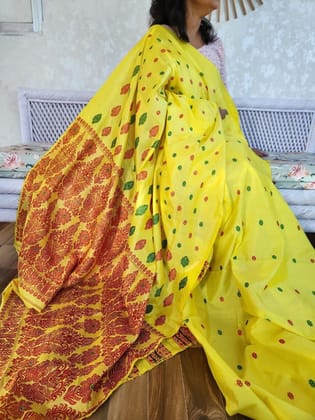 Mulberry Silk Saree/ Assam Paat Silk