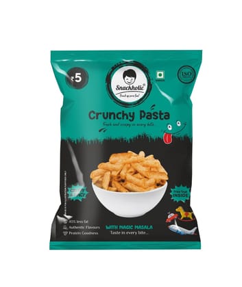 Snackholic Crunchy Pasta Treat | Masala Penne Snack | Fusion Namkeen