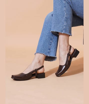 PLANET WALK Brown Women's Sandal Heels