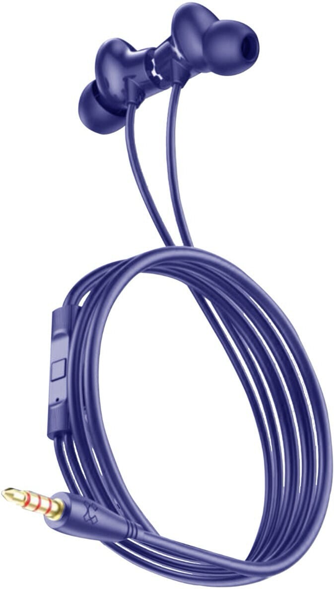 LYNE Photon 31 Extra Bass Wired  (Blue, In The Ear)