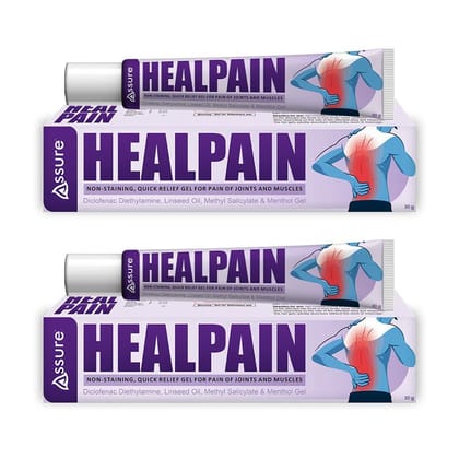 Assure Heal Pain Gel, 30 gm - Pack of 2 Assure Heal Pain Gel, 30 gm - Pack of 2