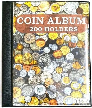Hop n Shop - 200 Pockets Coin Album, Coin Book 1 Numismatic Coins
