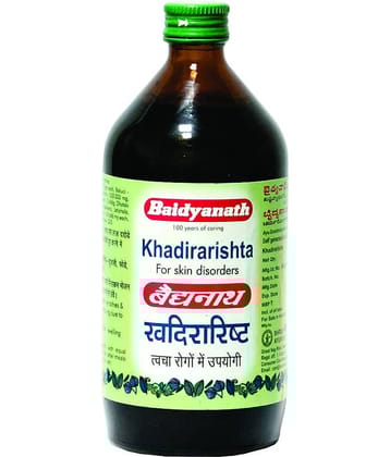 Baidyanath Khadirarishta Liquid 450 Ml Pack of 2