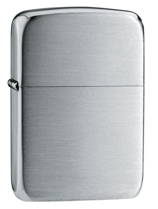 Zippo Hand Satin Sterling Silver 1941 Replica Windproof Pocket Lighter