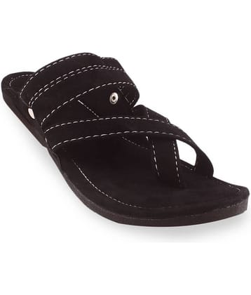 Apratim - Black Men's Kolhapuris