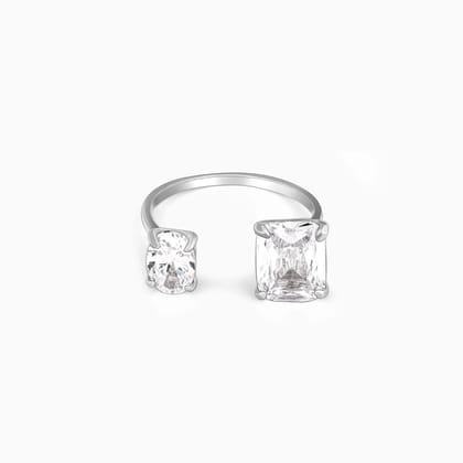 Anushka Sharma Silver Zircon Together Forever Ring