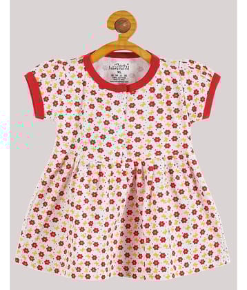 Babeezworld Pack of 1 Baby Girls Cotton Dress ( Red )