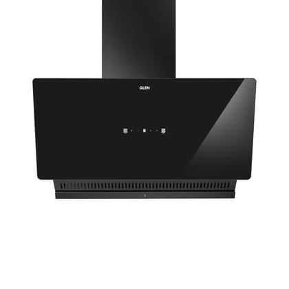 Glen 90 cm 1600 m/hr BLDC Slant Kitchen Chimney |Intelligent Auto Clean |Wider Suction Area|(Hood Play 90,Touch & Gesture Control,Black) 1year Comprihensive & 7 Year on motor (90) Glen 90 cm 1600 m/hr BLDC Slant Kitchen Chimney |Intelligent Auto Clean |W