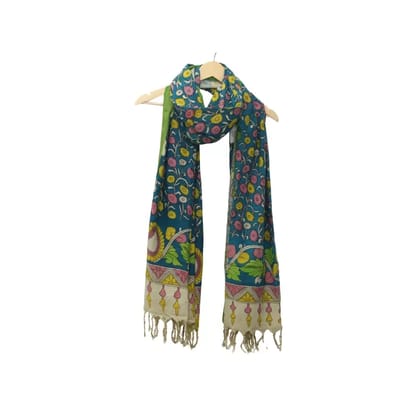 Tisser Kalamkari Dupatta Handpainted 2.5 Meeter & 42 inch