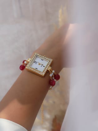 Viola Red Wrist Watch-Red