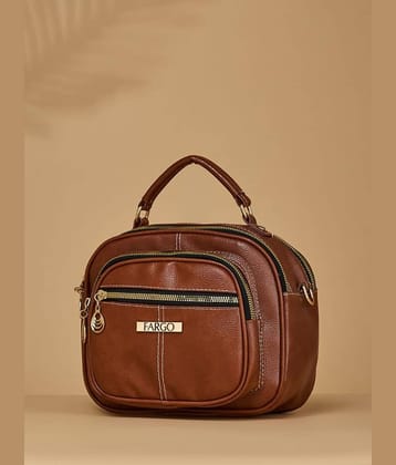 Fargo Black PU Sling Bag