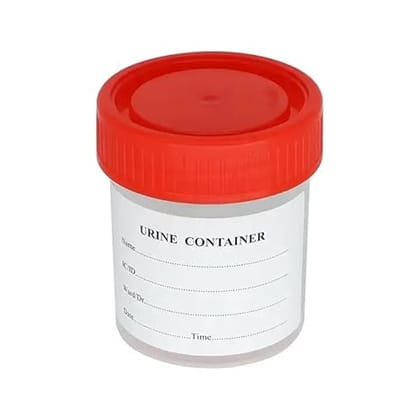 Urine Sample Container 50ml Non-Sterile individual pack 100 PIC