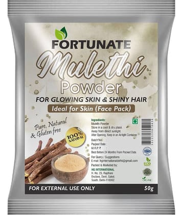 Natural Organic Mulethi Powder Glycyrrhiza Powder For Hair and Skin Care