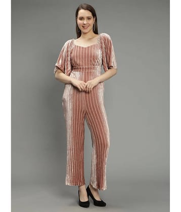 NUEVOSDAMAS - Pink Polyester Regular Fit Women's Jumpsuit ( Pack of 1 )