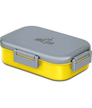 MILTON Senior Flatmate Inner Stainless Steel Tiffin Box 700 ml Yellow